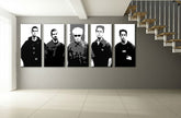 Ročno poslikano slikarstvo POP Art LINKIN PARK 5 kosov lp | različne velikosti